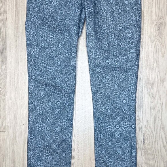 NWOT Women's Prana Kayla Stretch Printed Pants Jeans Gray Sz2/4 - Picture 4 of 9